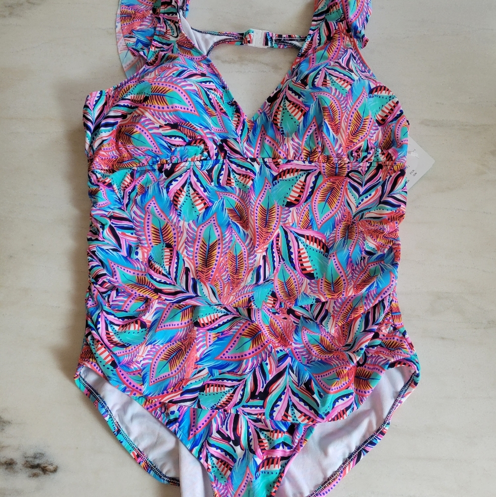 Colorful Swim Suit - Picture 3 of 4